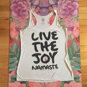 Racer back yoga tank